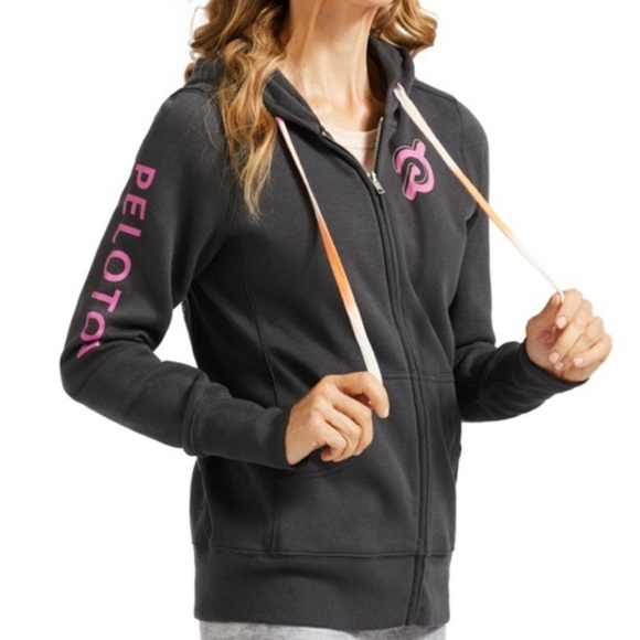 NWT ~ Peloton Ultimate Fleece Zip Hoodie | Navy Size Small | Sweatshirt Fall - Picture 1 of 4